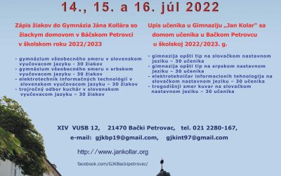 Zápis žiakov do prvého ročníka v školskom  roku 2022/2023